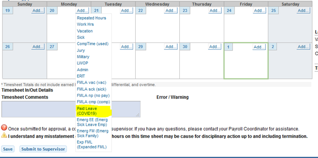 TRS Timesheet