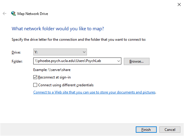 Map Network Folder
