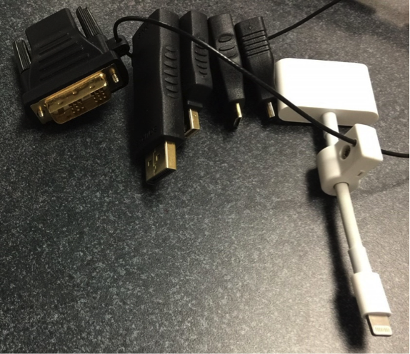 Ring with 6 video adapter connectors