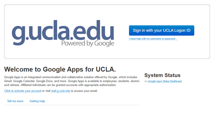 g.ucla.edu Logon