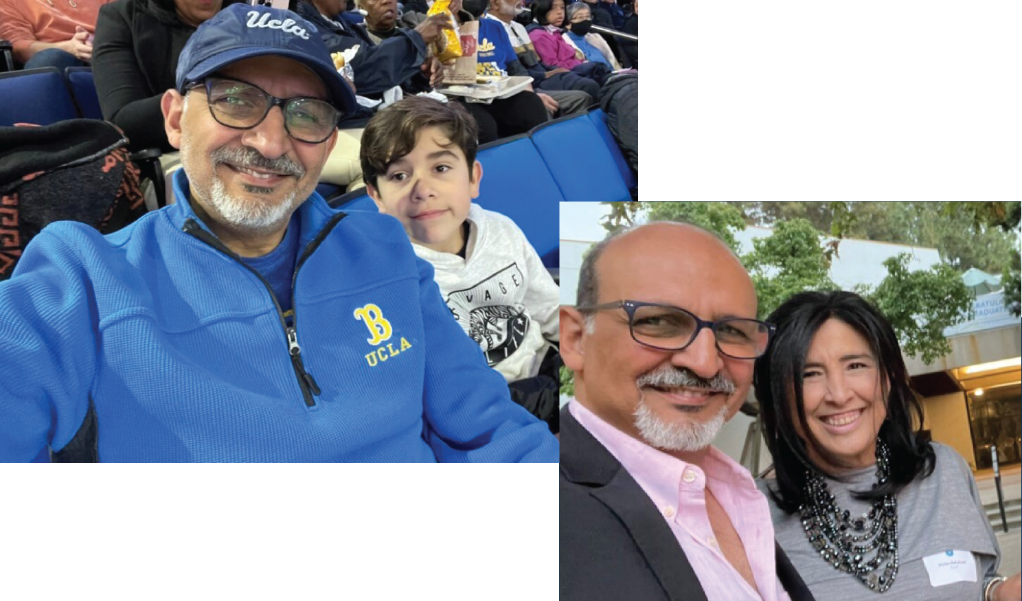 photos of Ihab shahawi with son and Ihab with Vivian 